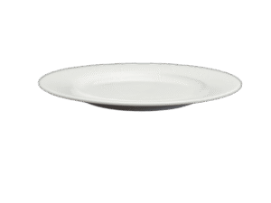 PLATO LOZA BLANCA ENS.19CM