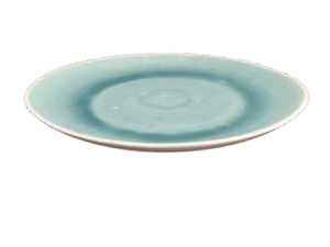 PLATO CERAMICA VERDE BAJO 27CM