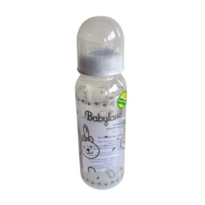 Mamadera estándar 250ml con chupete y cubrechupete